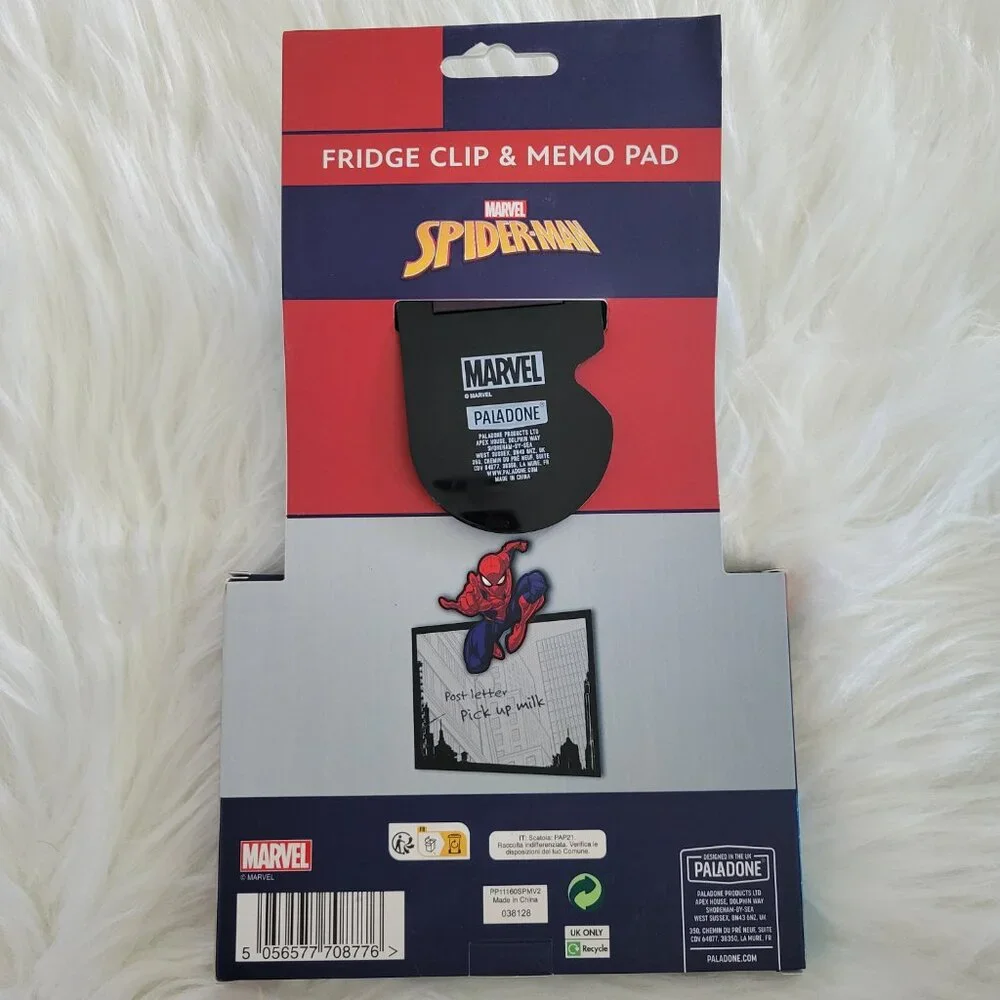 Paladone Spiderman Fridge Clip and Memo Pad Set
